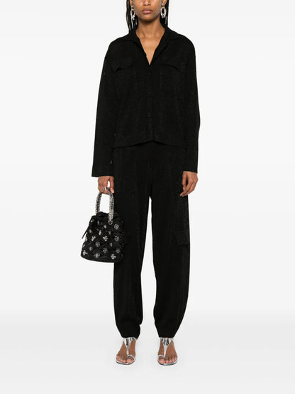 Lurex-Detail Shirt