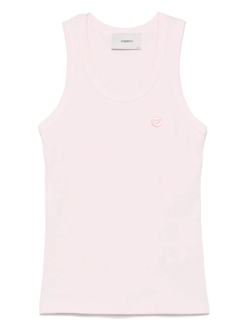 Ribbed Logo Tank Top