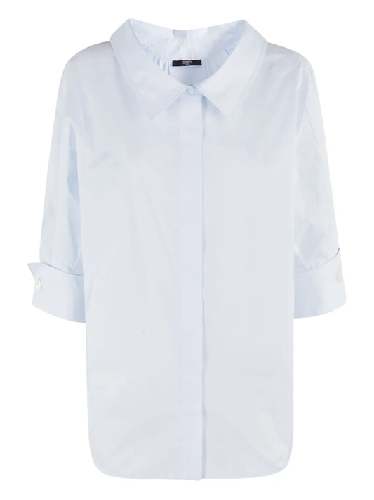 Gathered-Detail Shirt