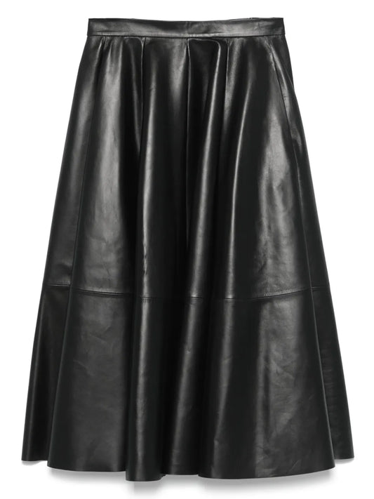 Leather Midi Dress