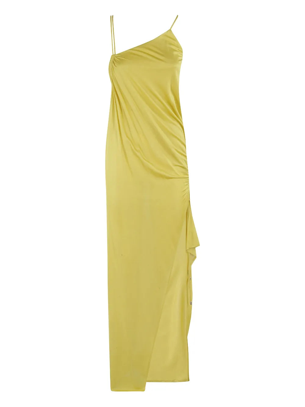 Draped Asymmetrical Maxi Dress