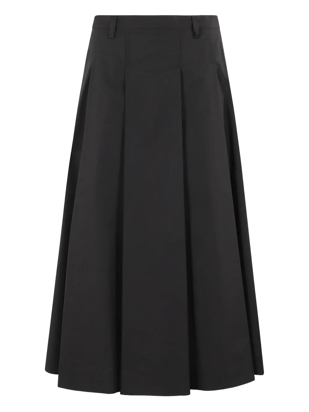 Pleated Midi Skirt