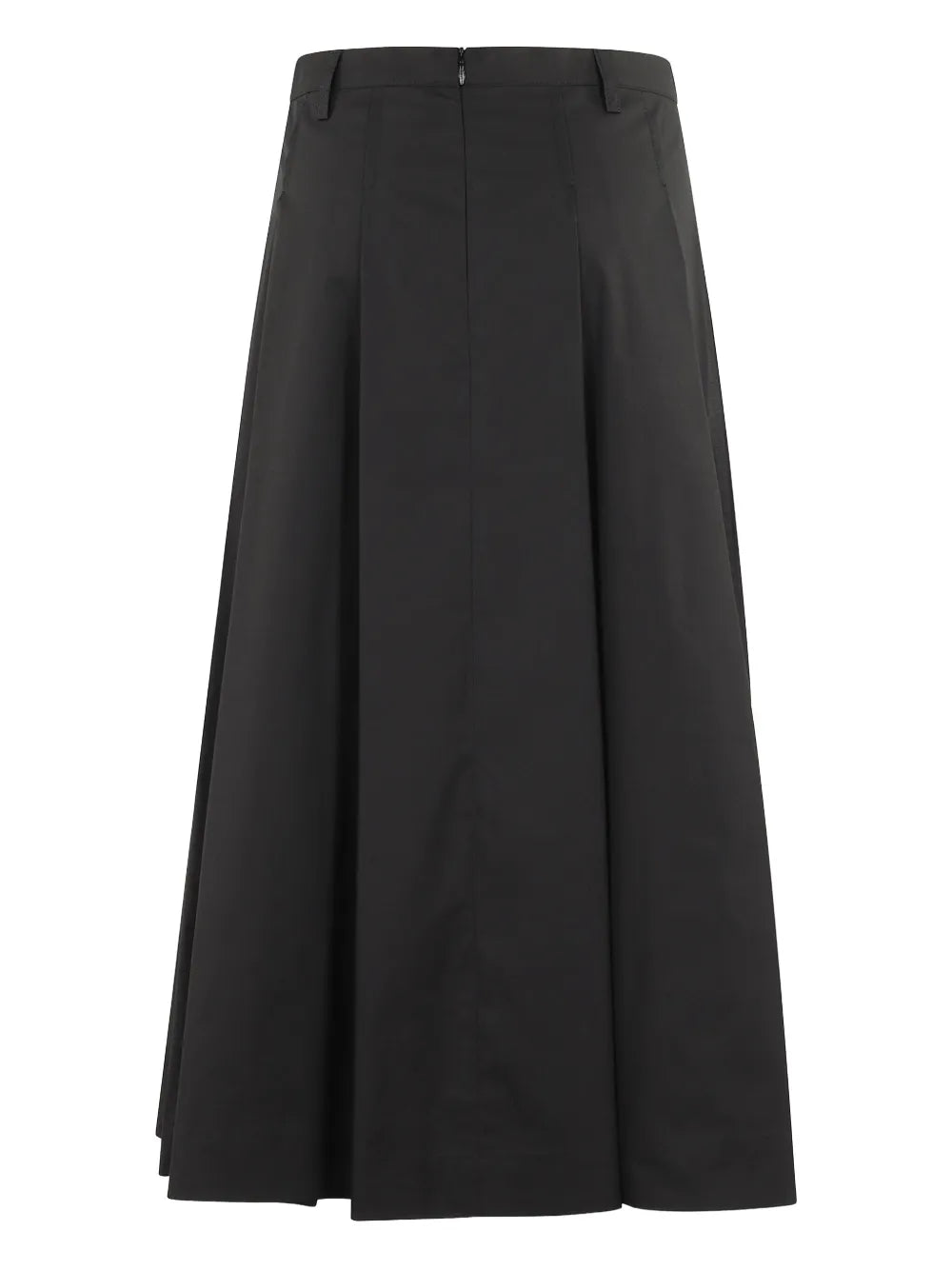 Pleated Midi Skirt
