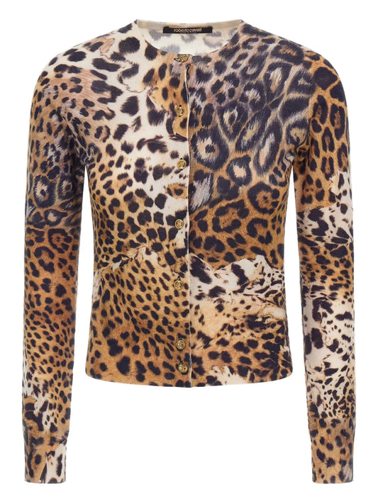 Malachite Print Cardigan