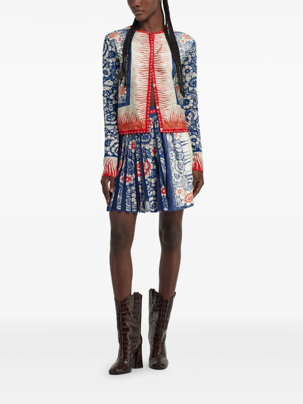 Bandana-Print Sweater