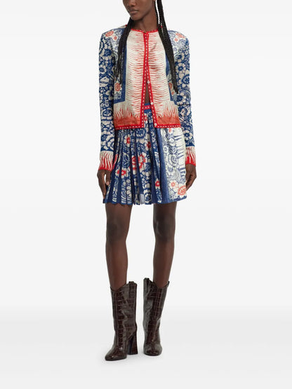 Bandana-Print Sweater