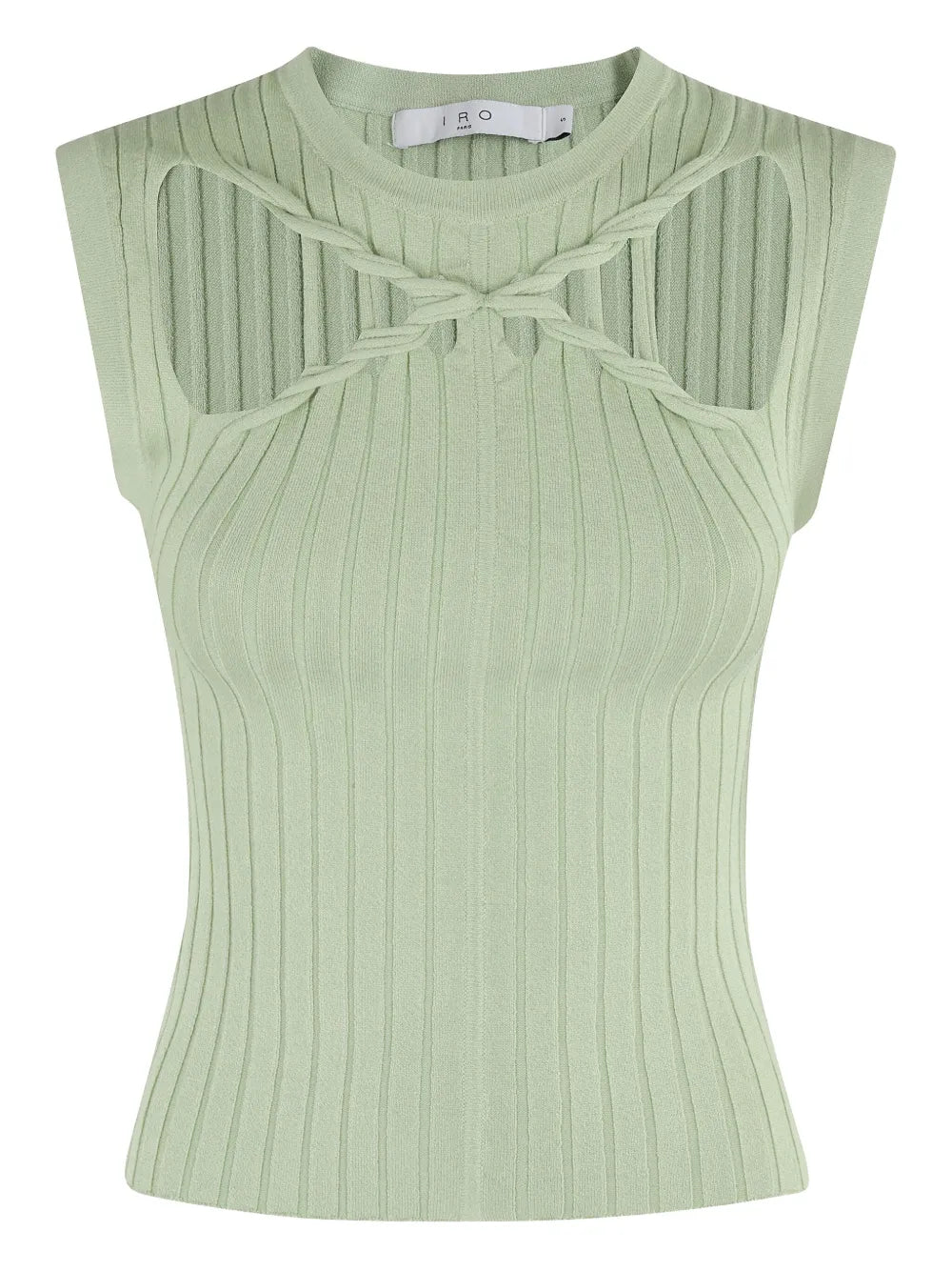 Cut-Out Detail Ribbed Top