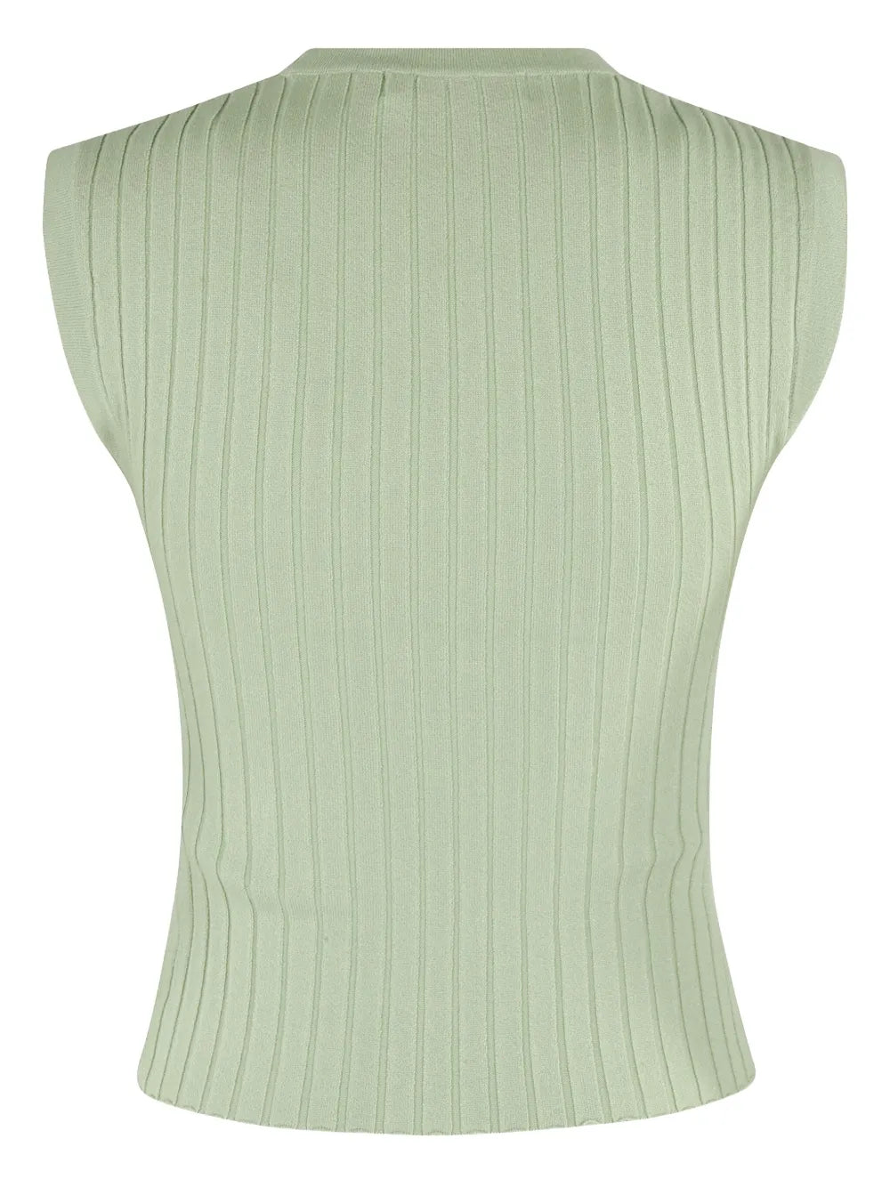 Cut-Out Detail Ribbed Top