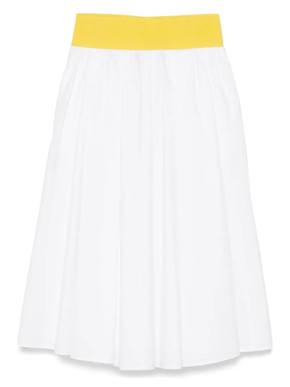 Poplin Midi Skirt