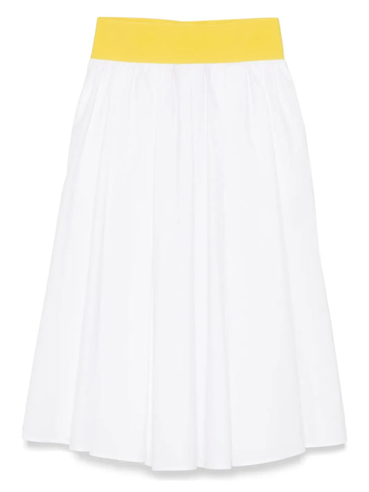 Poplin Midi Skirt