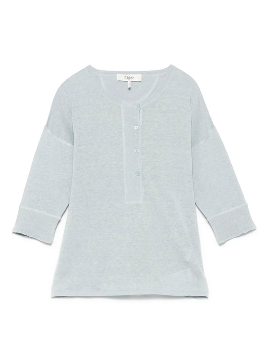 Fine-Ribbed T-Shirt