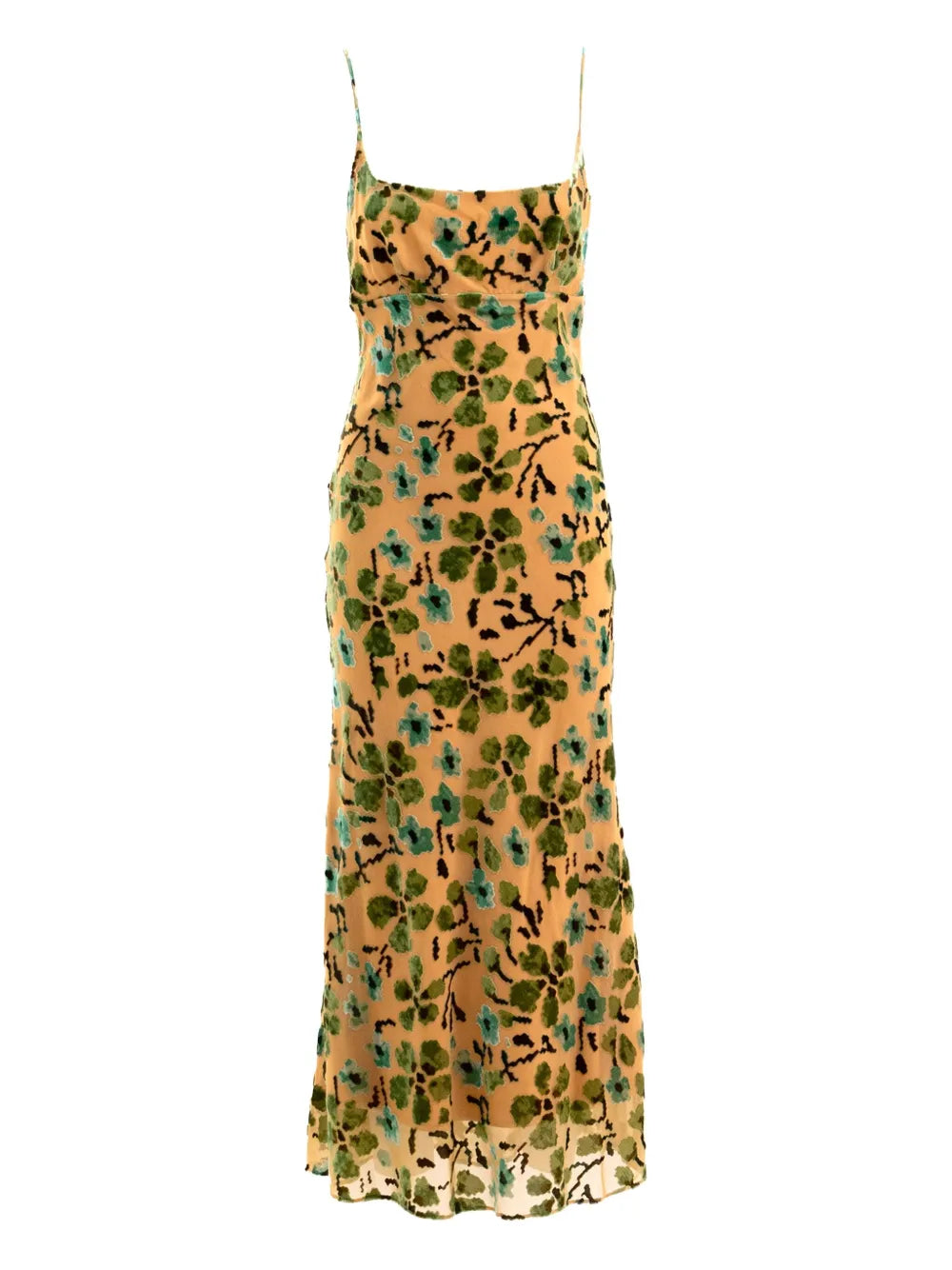 Floral-Print Midi Dress