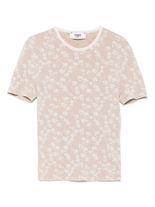 Bloom-Jacquard T-Shirt