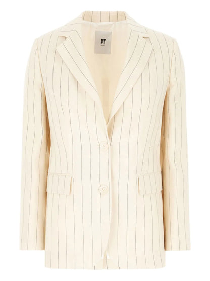 Pinstriped Blazer
