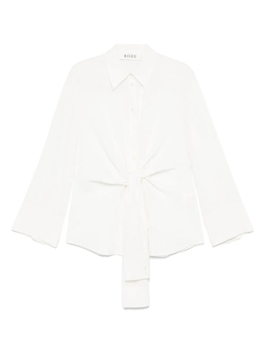 Knotted Hammered Shirt