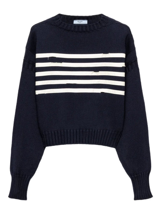 Striped Cotton Sweater