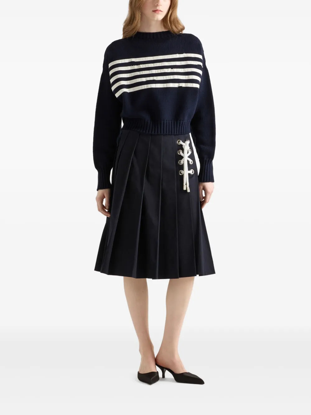 Striped Cotton Sweater