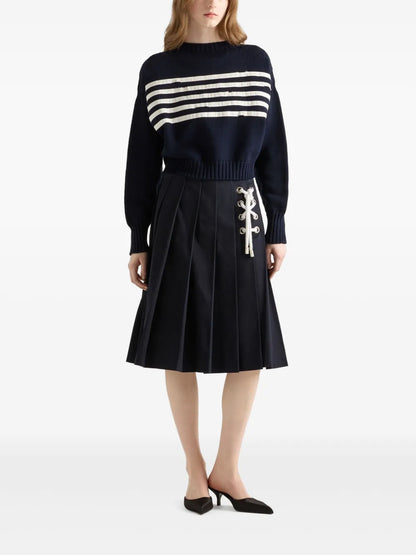 Striped Cotton Sweater