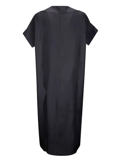 V-Neck Short-Sleeved Dress