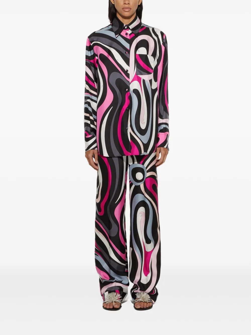 Marmo-Print Shirt