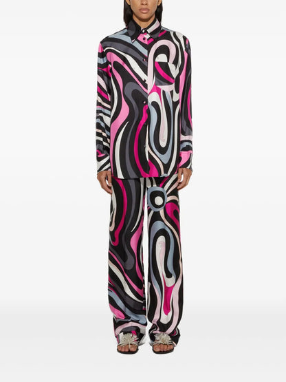 Marmo-Print Shirt