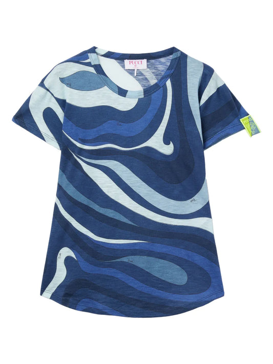 Abstract-Print T-Shirt