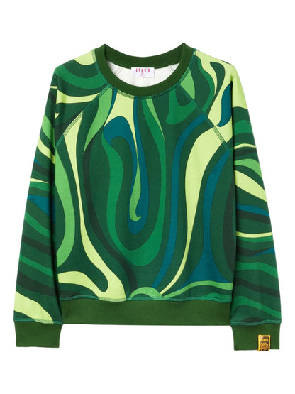 Marmo-Print Sweatshirt