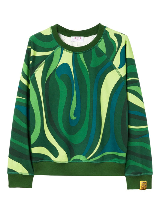 Marmo-Print Sweatshirt