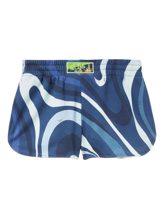 Marmo-Print Shorts