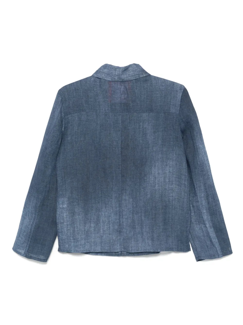 Denim-Print Shirt