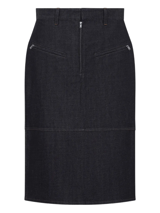 Denim Pencil Skirt
