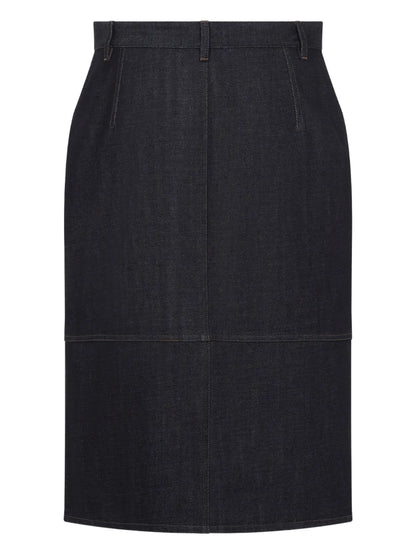 Denim Pencil Skirt