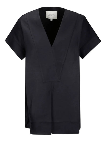 V-Neck Short-Sleeved T-Shirt