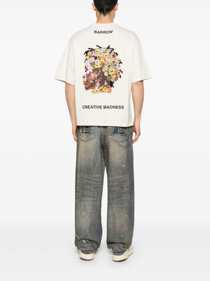 Crystal-Embellishment T-Shirt