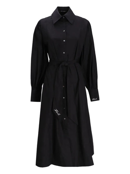 Logo-Embellished Midi Dress