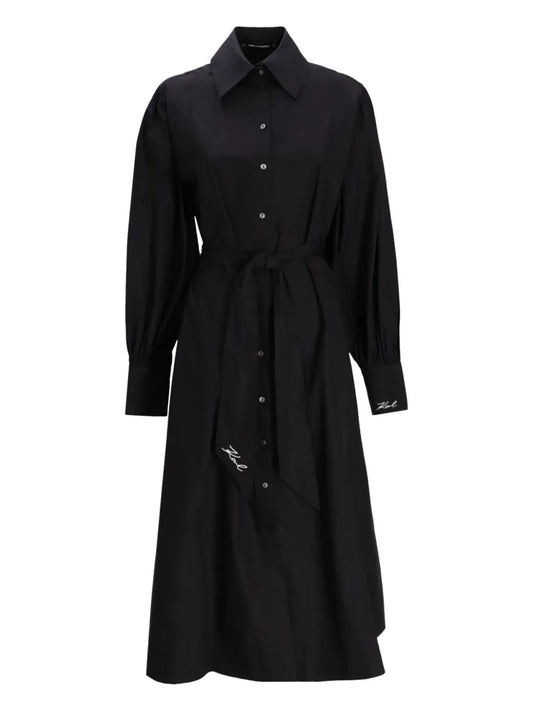 Logo-Embellished Midi Dress