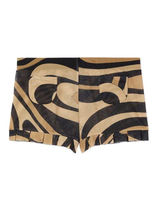 Marmo-Print Shorts