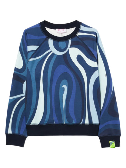 Marmo-Print Sweatshirt