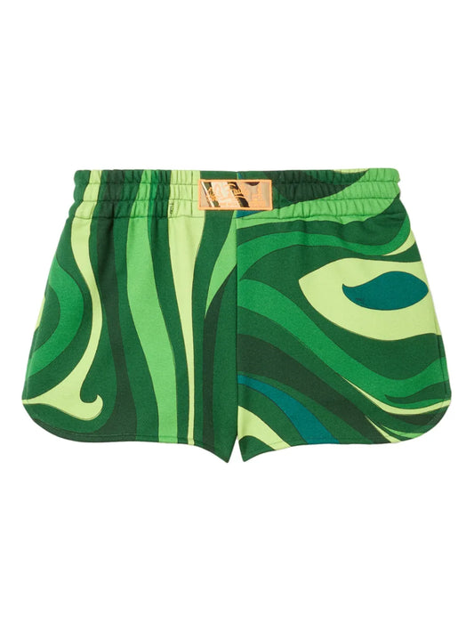 Marmo-Print Shorts