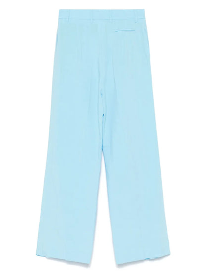 Slub-Textured Trousers
