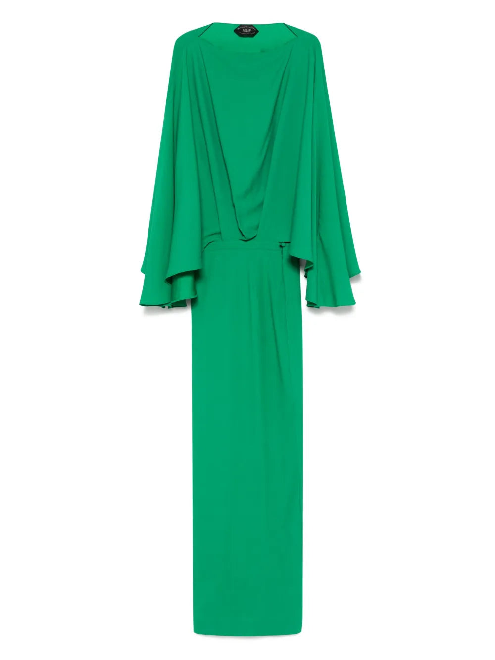 Pleat-Detail Maxi Dress