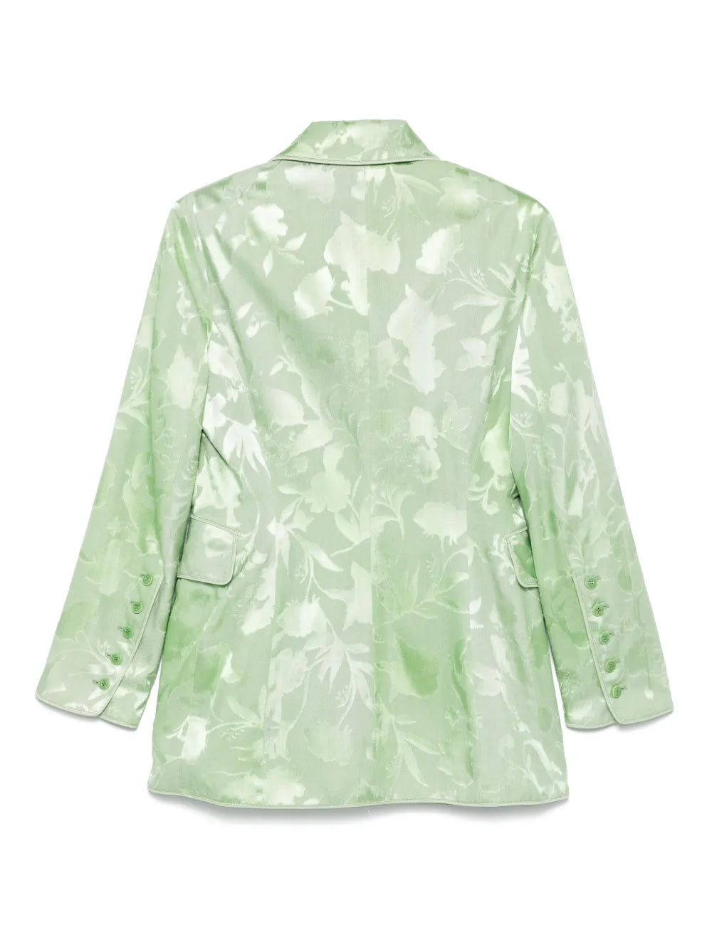 Floral-Jacquard Blazer