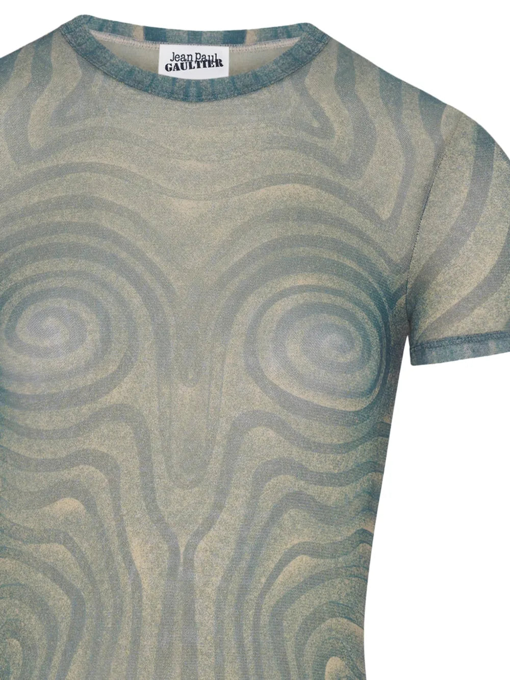 Spiral-Print Dress