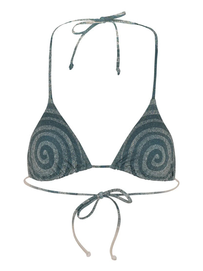 Spiral-Print Bikini
