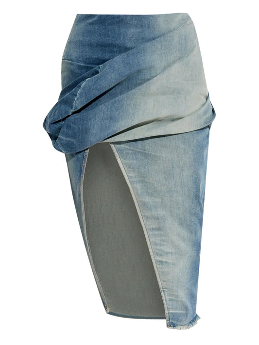 Low Twist Midi Skirt