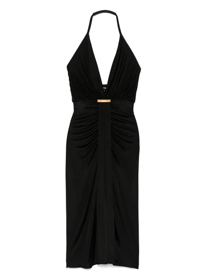 Halterneck Midi Dress