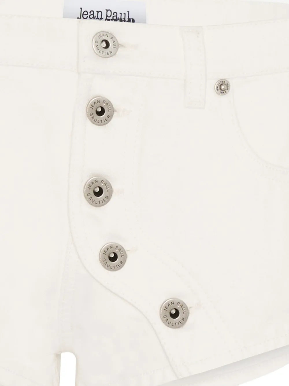 Button-Detailing Mini Shorts