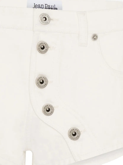 Button-Detailing Mini Shorts