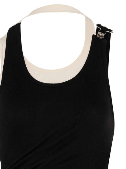 Layered Cotton Tank Top
