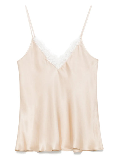 Lace-Detailed Cami Top